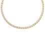 Voir la diapositive 1 : L'ATELIER D'AZUR Collier Femme Maille Palmier - Or Jaune