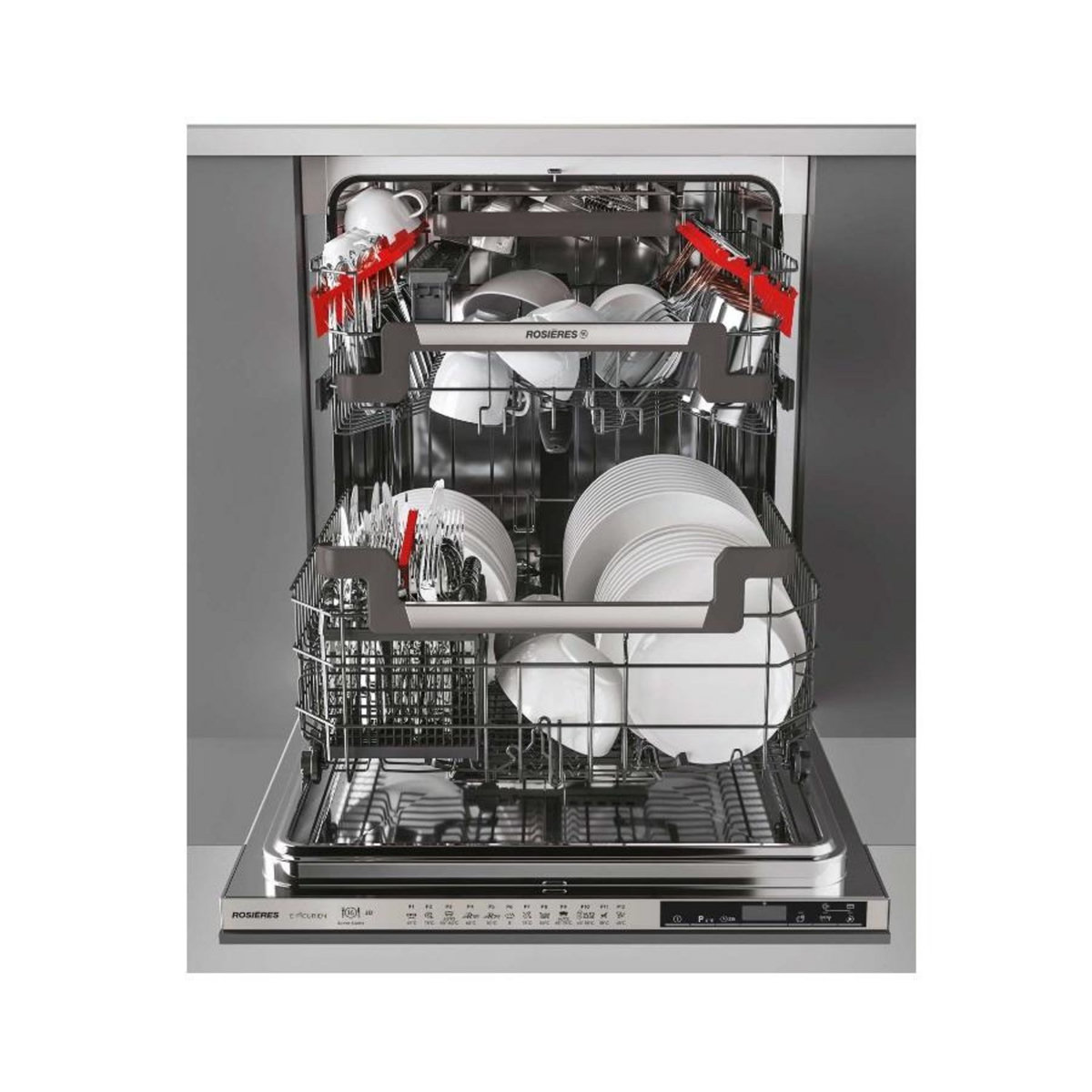 Rosieres Lave-vaisselle 60cm 16 couverts 43db tout intégrable - rdin4s622ps-47