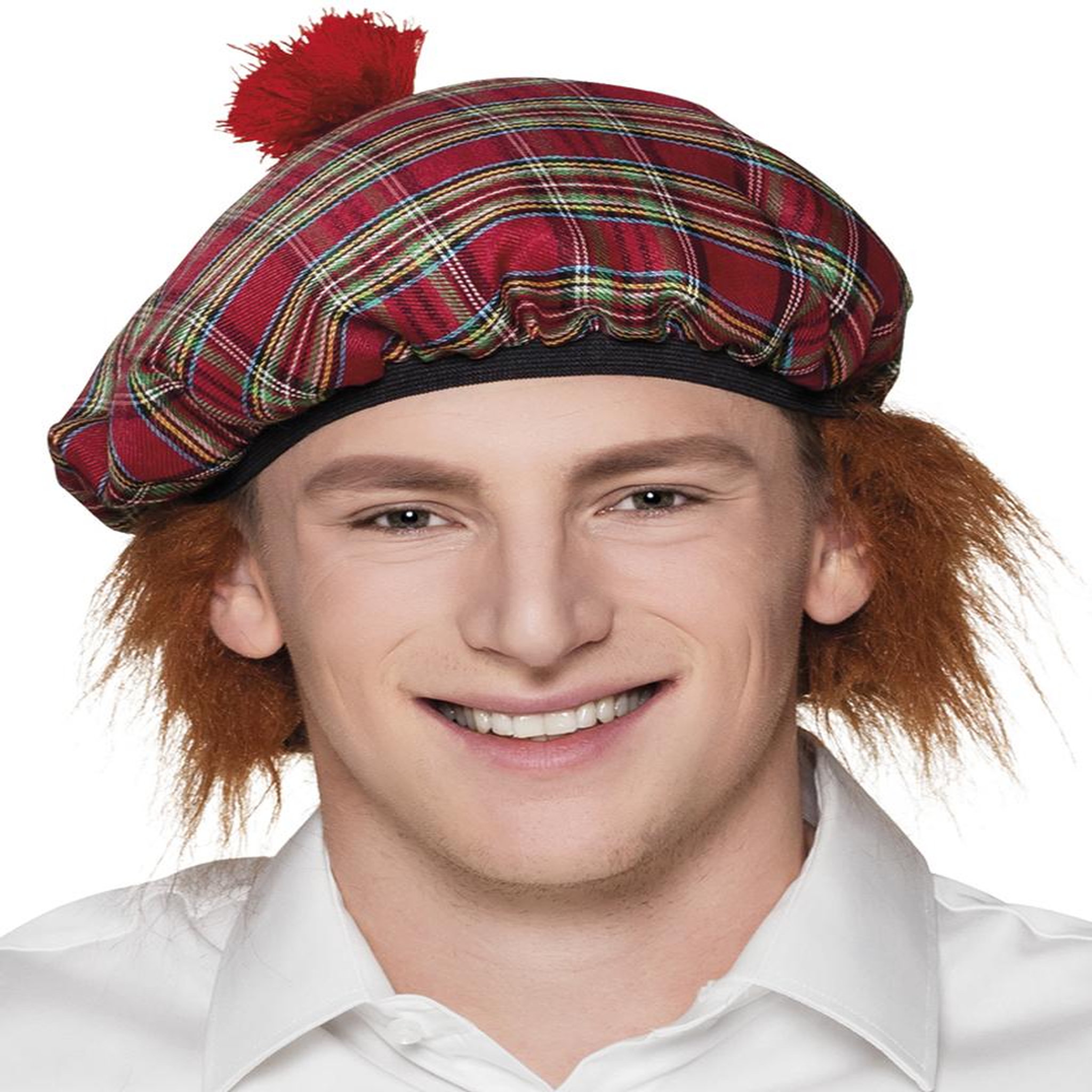Boland Béret et Perruque Écossais - Homme