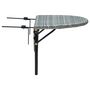 Voir la diapositive 3 : VIDAXL Table de balcon Gris 60x60x40 cm Resine tressee