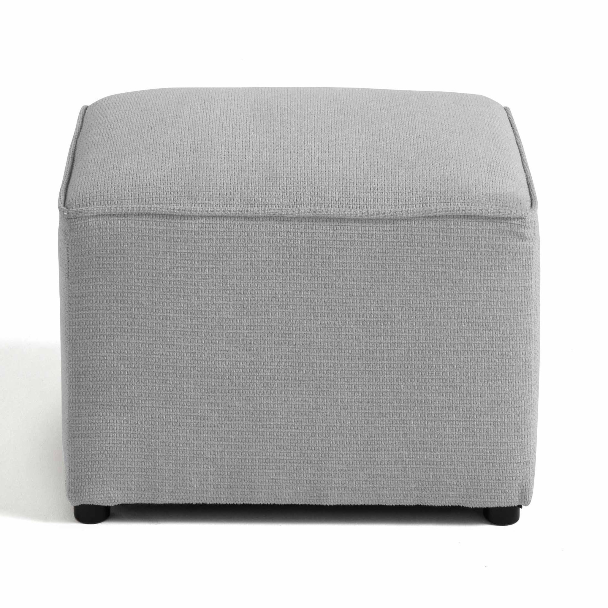 Voir la diapositive 5 : BEST MOBILIER Canopy - pouf - en tissu texturé