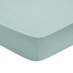 DODO Drap Housse Influence Percale Glacier. Coloris disponibles : Vert