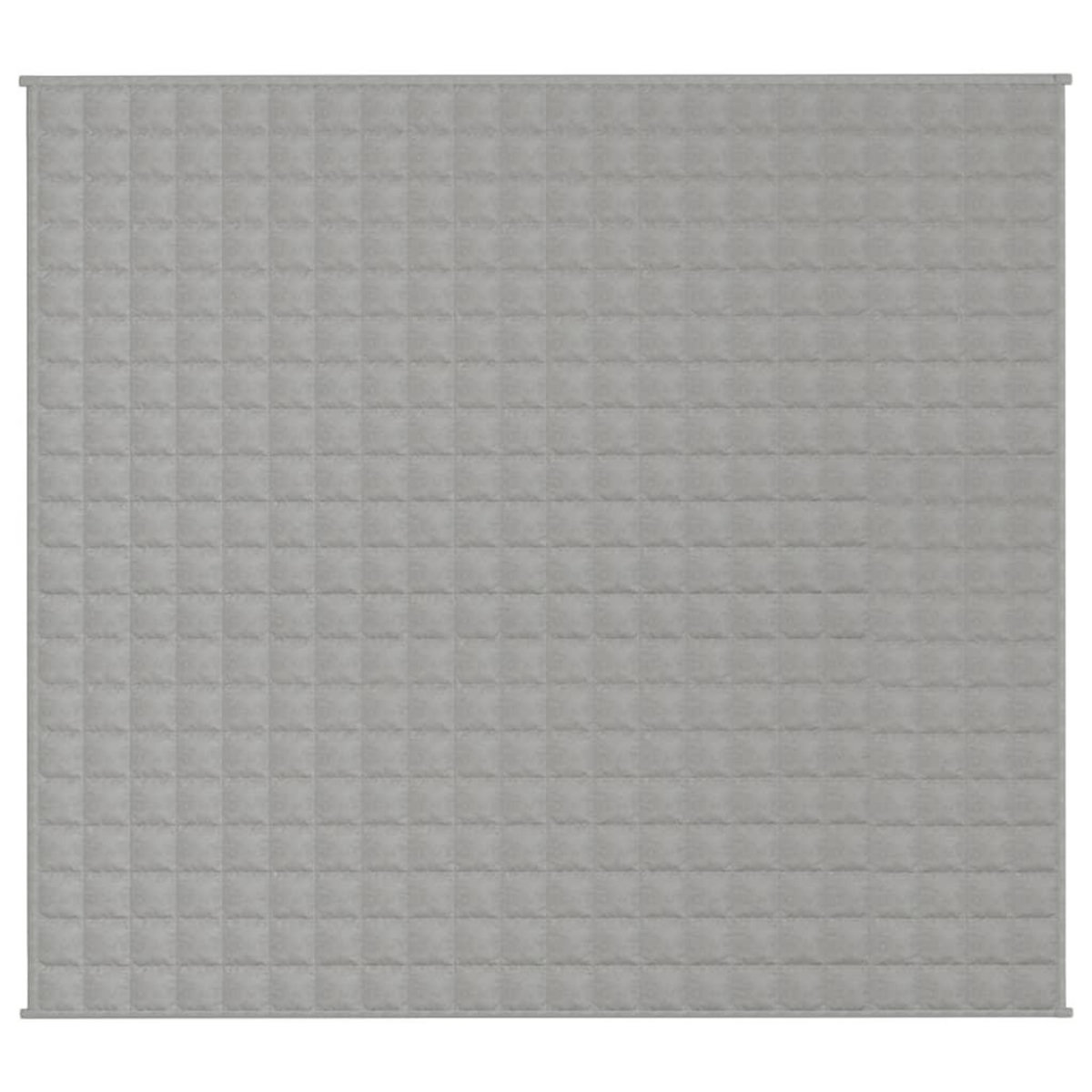 VIDAXL Couverture lestee Gris 200x225 cm 9 kg Tissu