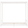 Voir la diapositive 4 : VIDAXL Cadre de lit pour enfants blanc 80x200 cm bois de pin massif