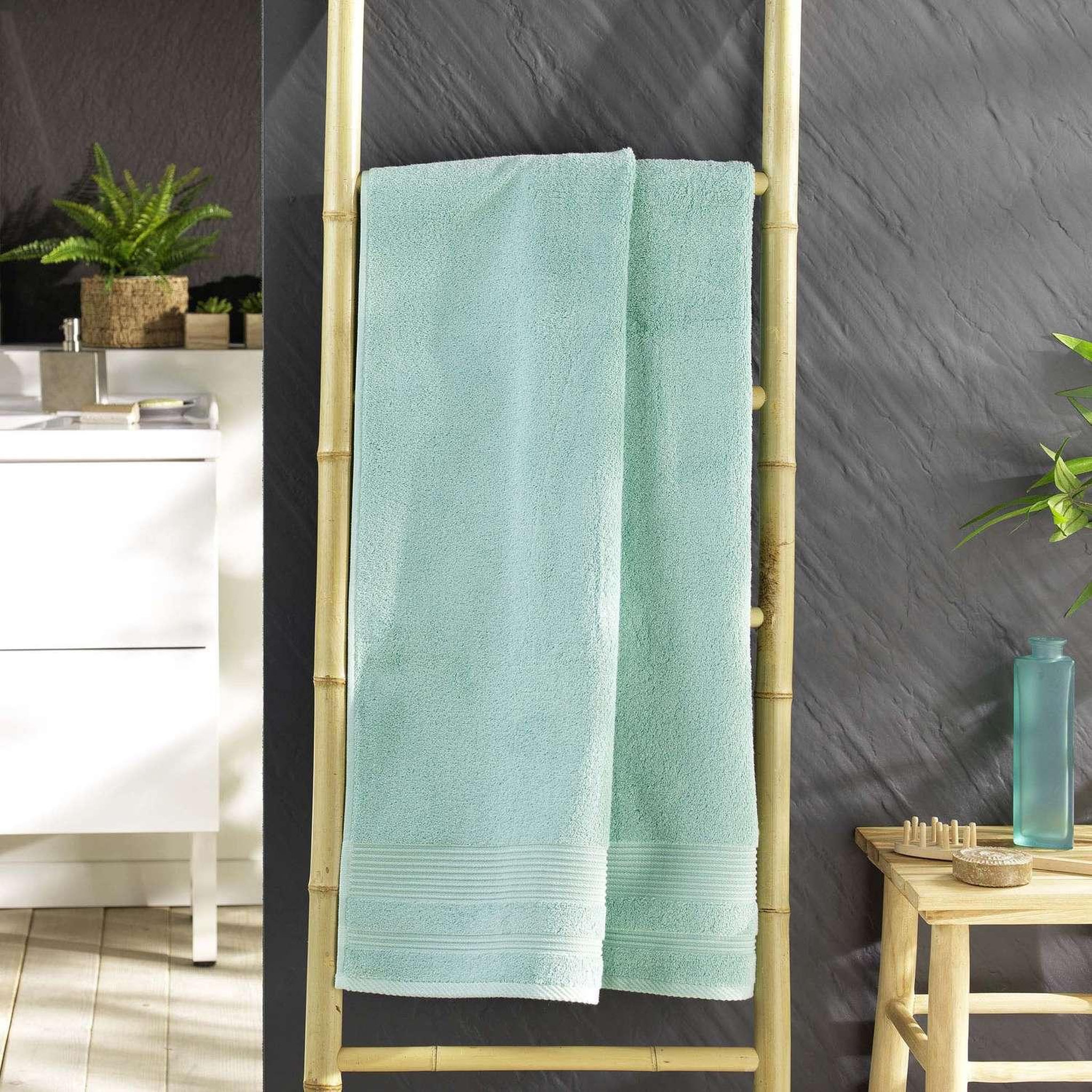Voir la diapositive 3 : Douceur d'Intérieur Drap de douche DAYTA - Eponge unie