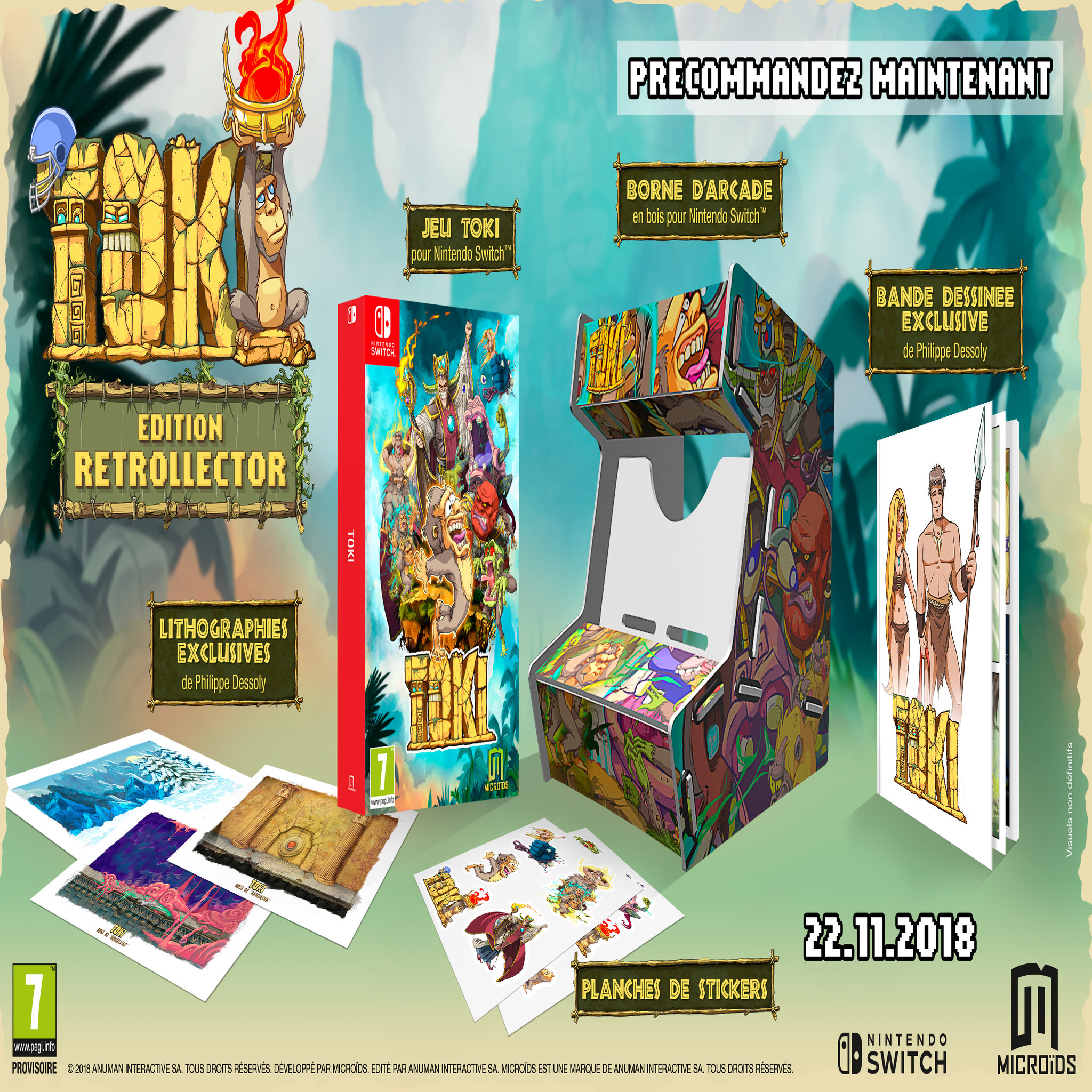 Voir la diapositive 1 : Toki - Edition Rétrollector SWITCH