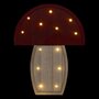 Voir la diapositive 3 : ATMOSPHERA Lampe à suspendre CHAMPIGNON - H. 23 cm - Rouge et beige