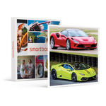 Smartbox Stage de pilotage multivolant : 2 tours en Lamborghini Huracán et 2 tours en Ferrari F8 sur le circuit de La Ferté-Gaucher - Coffret Cadeau Sport & Aventure