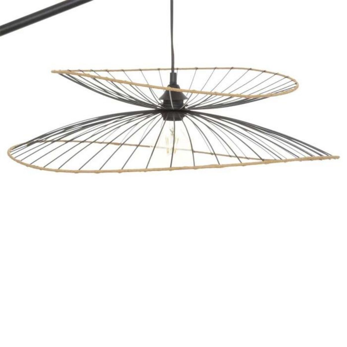 ATMOSPHERA Lampadaire Arc Design  Alara  177cm Noir