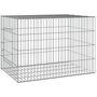 Voir la diapositive 2 : VIDAXL Cage a lapin 78x54x54 cm Fer galvanise