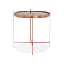 Voir la diapositive 3 : Paris Prix Table d'Appoint Ronde Pliable  Minois  45cm Cuivre