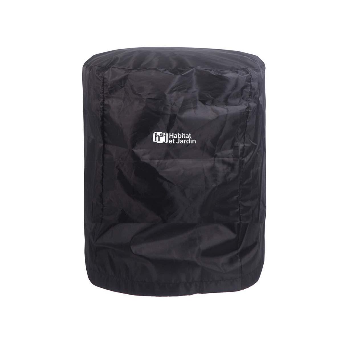 Habitat et Jardin Housse pour Barbecue  Joya 3  - Dia.58 x H80 cm - Noir