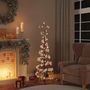 Voir la diapositive 2 : VIDAXL Sapin de Noël a LED avec boules 100 LED blanc chaud 150 cm