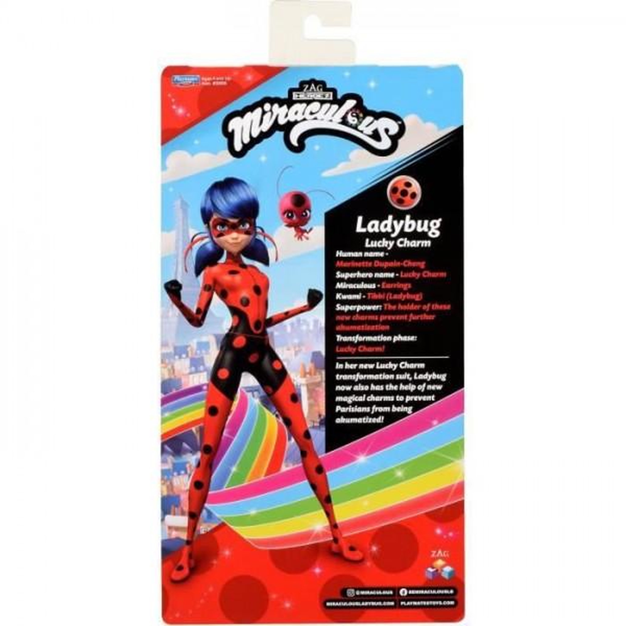 Voir la diapositive 4 : BANDAI Poupée Miraculous 26 cm - BANDAI - Ladybug Lucky Charm