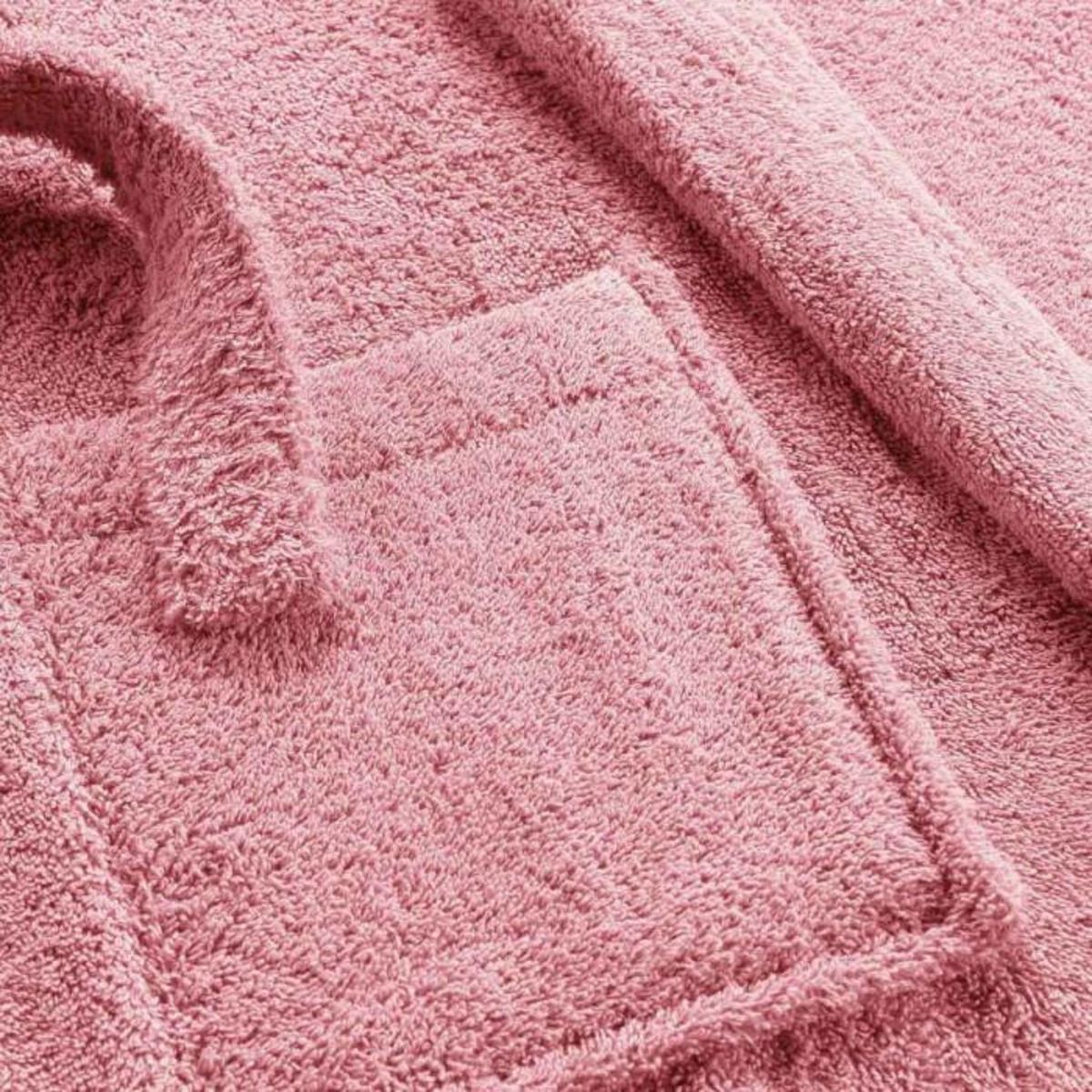 Paris Prix Peignoir Col Châle en Coton  Tendresse  Bois de Rose