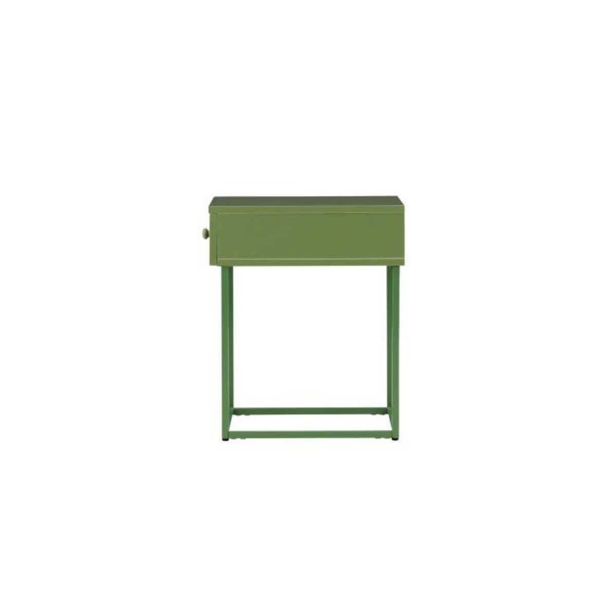 Paris Prix Table de Chevet 1 Tiroir  Bakal  50cm Vert