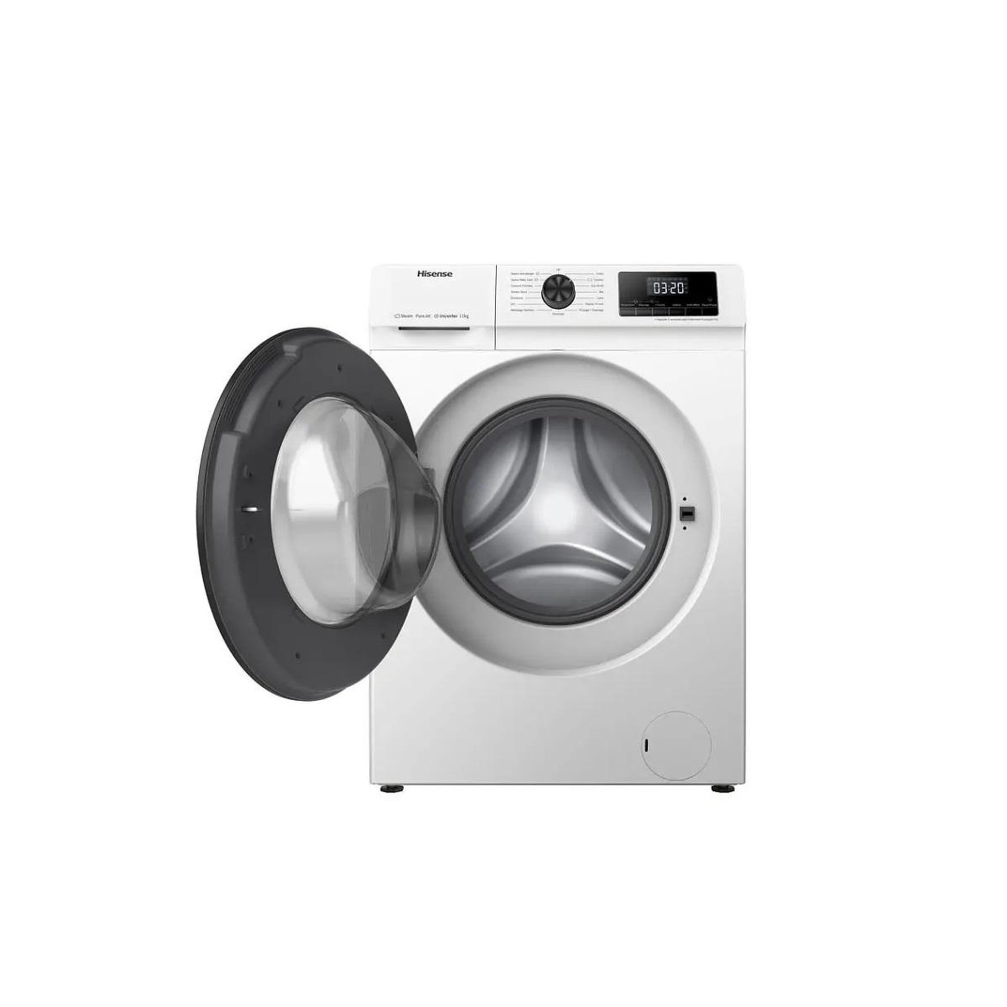 Voir la diapositive 6 : Hisense Lave-linge frontal 12 kg 1400 tours/min - wfqe1214evjm