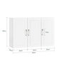 Voir la diapositive 3 : SOBUY SoBuy - Meuble Mural Suspendu à trois portes - Moderne - FRG231-L
