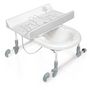 Voir la diapositive 1 : BREVI BAGNOTIME Table à langer adaptable sur baignoire adulte - lapinou perle