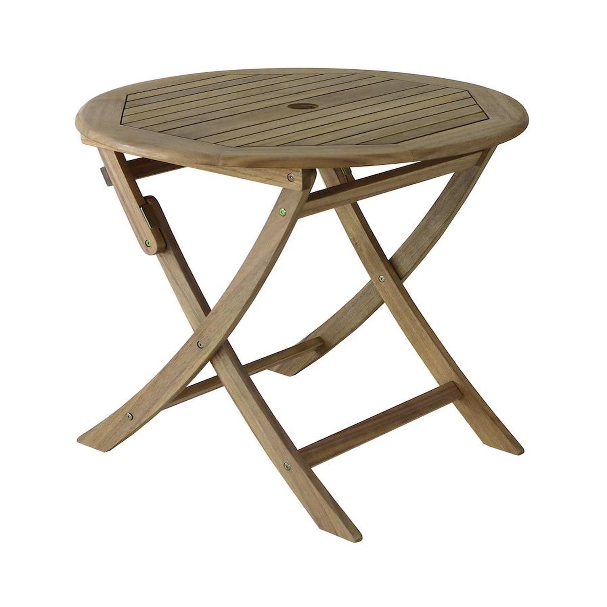 Proloisirs Table pliante - SOPHIE - Acacia FSC 100% - Ø80 cm