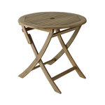 Proloisirs Table pliante - SOPHIE - Acacia FSC 100% - Ø80 cm