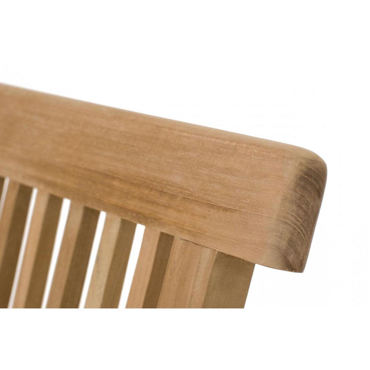 CONCEPT USINE Table de jardin rectangulaire et 6 chaises en teck KAJANG