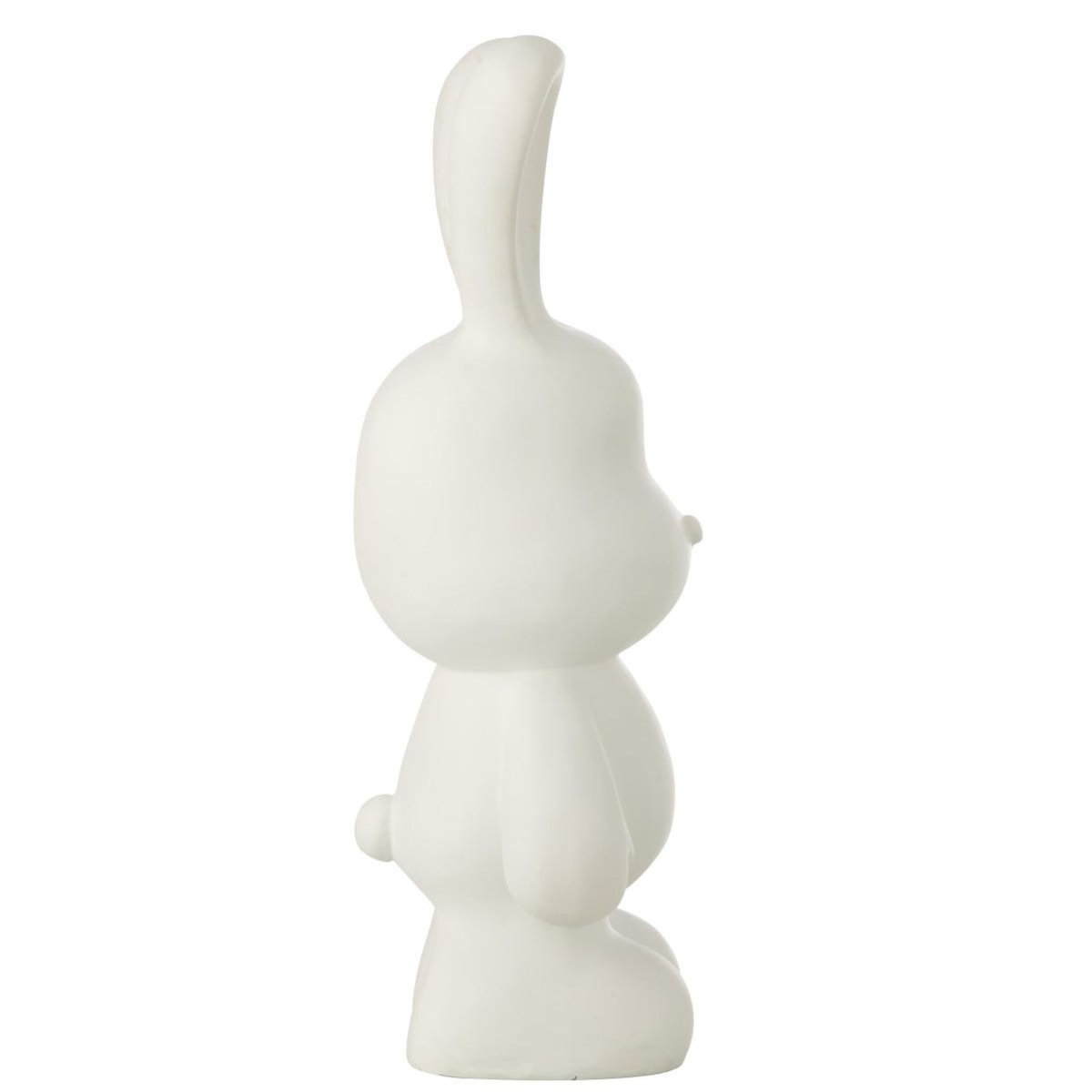 Paris Prix Statue Lapin en Résine  Eddy  59cm Blanc