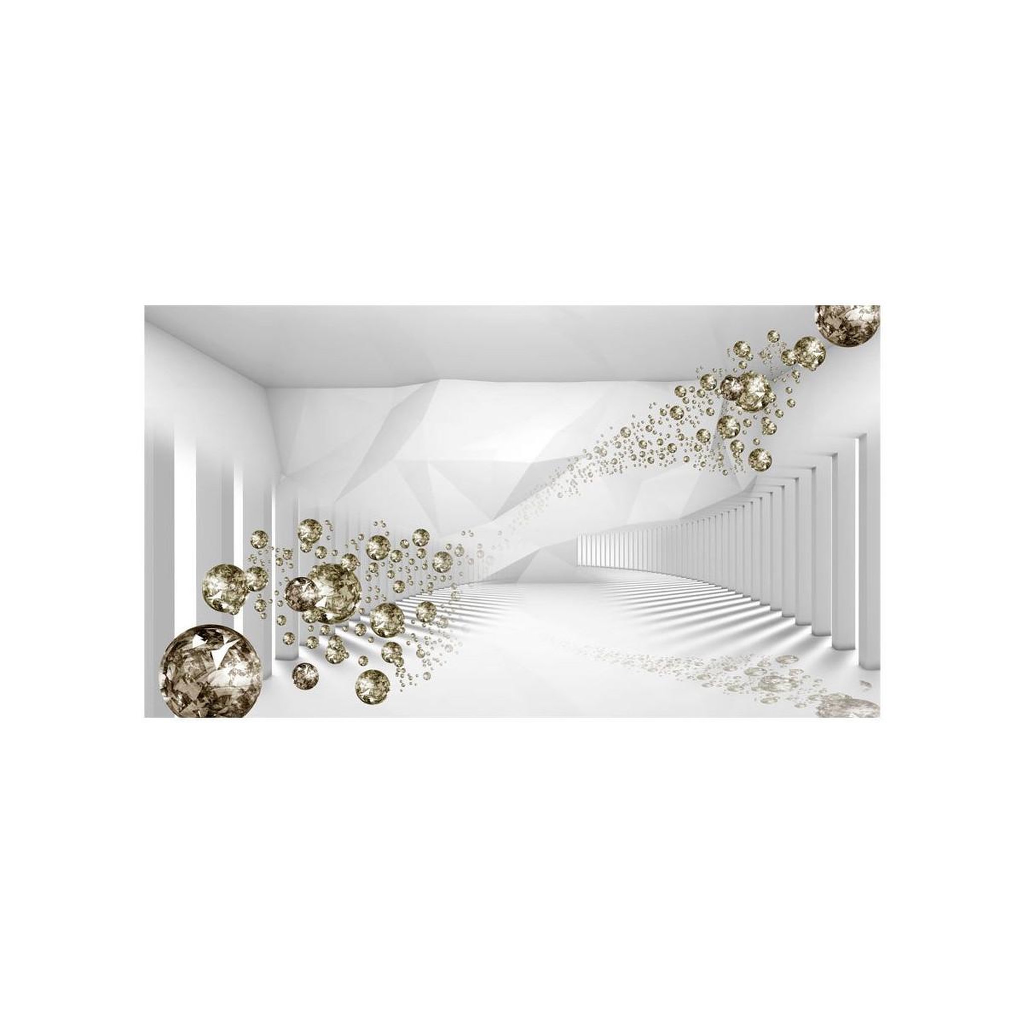 Voir la diapositive 2 : Paris Prix Papier peint xxl  corridor of diamonds  280x500cm