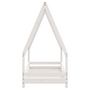 Voir la diapositive 4 : VIDAXL Cadre de lit pour enfant blanc 70x140 cm bois de pin massif