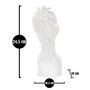 Voir la diapositive 6 : Paris Prix Vase Déco en Porcelaine  Young Lady  24cm Blanc