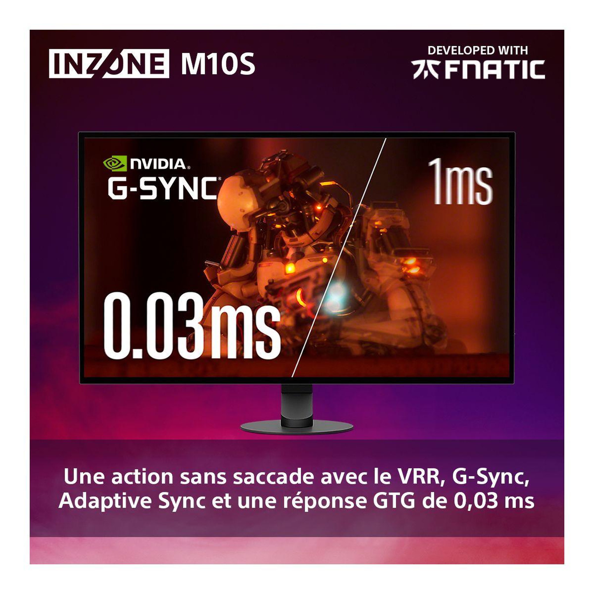 Voir la diapositive 4 : SONY Ecran PC Gamer INZONE M10S 27'' OLED QHD