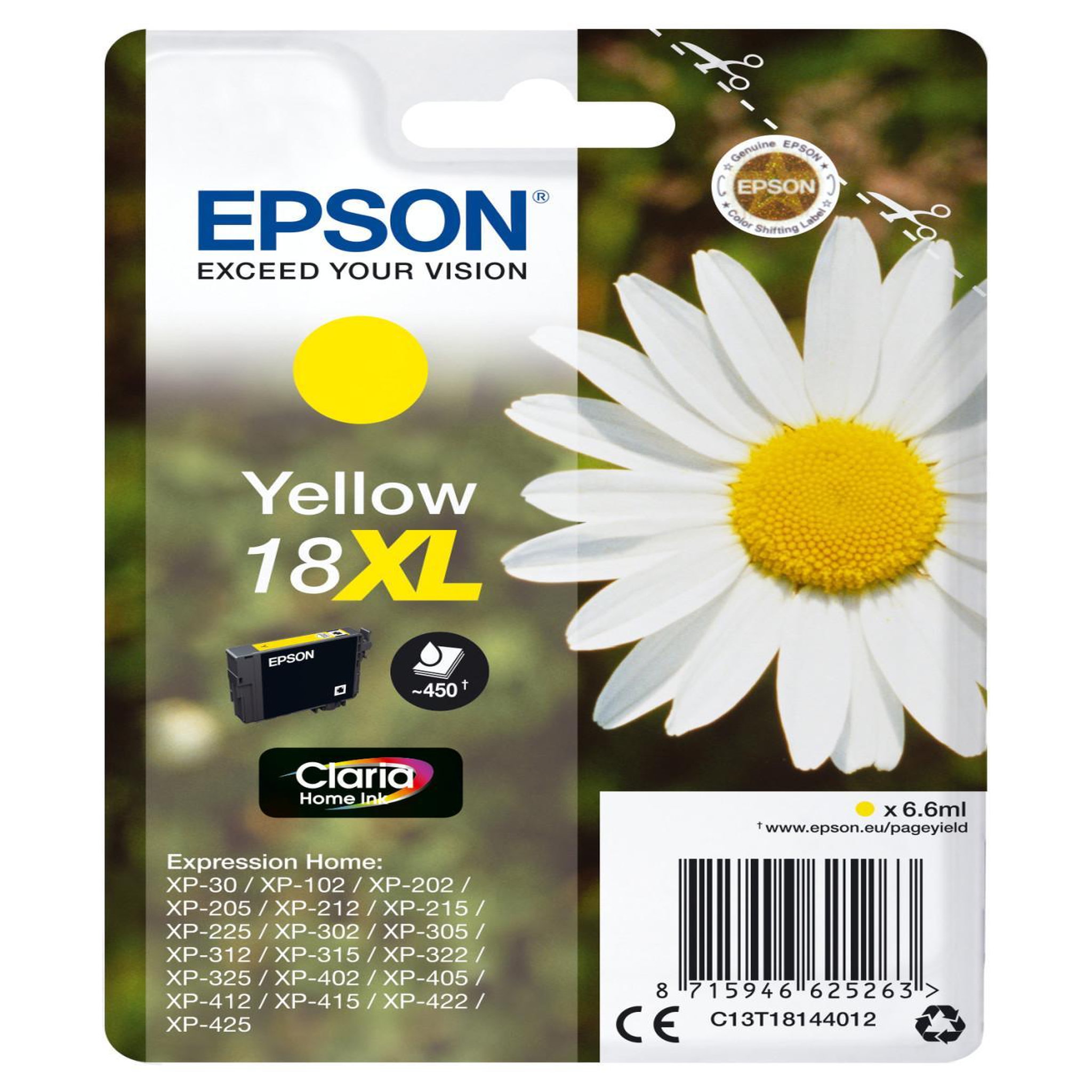 Epson Epson daisy cartouche  pâquerette  18xl - encre claria home j