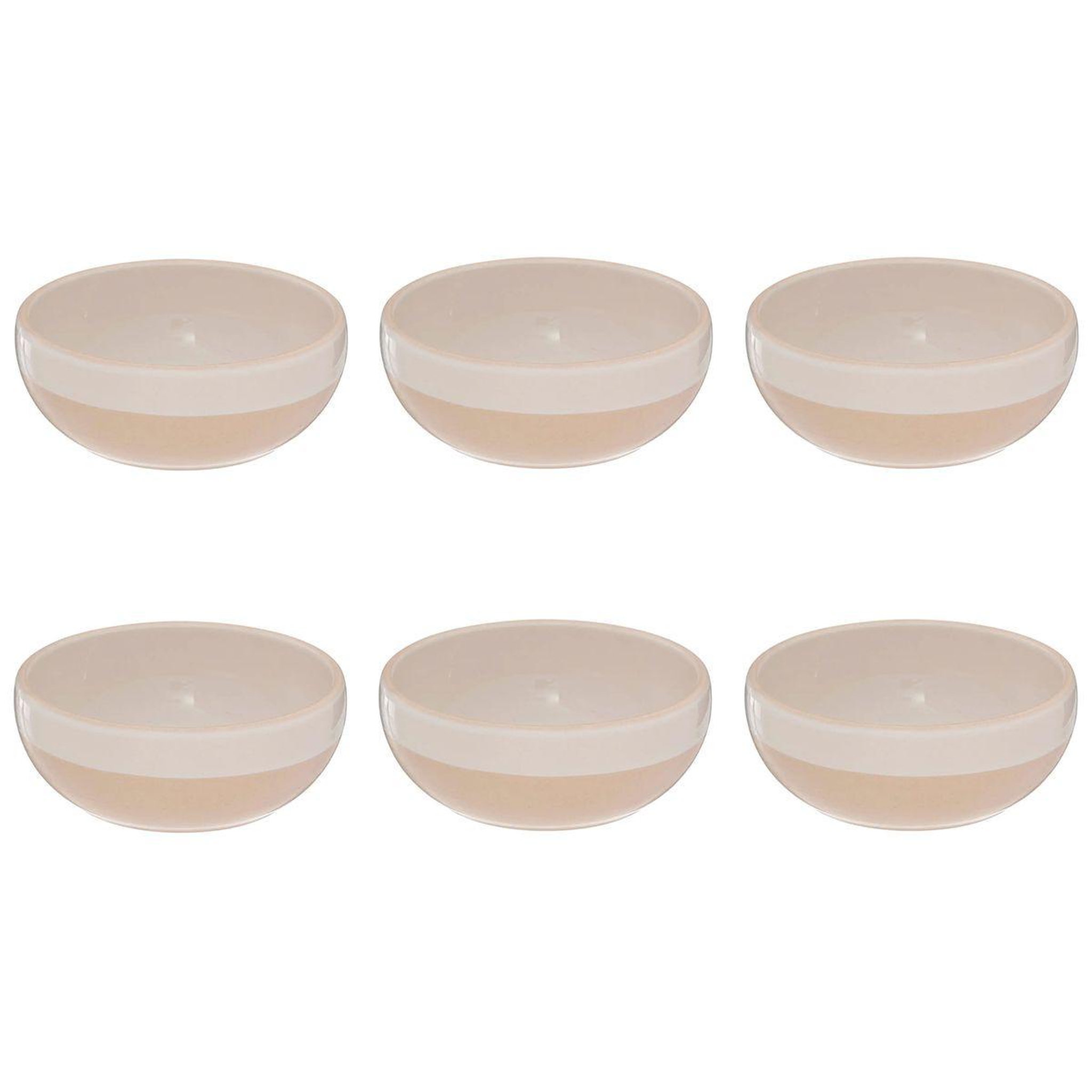 Voir la diapositive 1 : SECRET DE GOURMET Lot de 6 bols design  asma  55cl beige