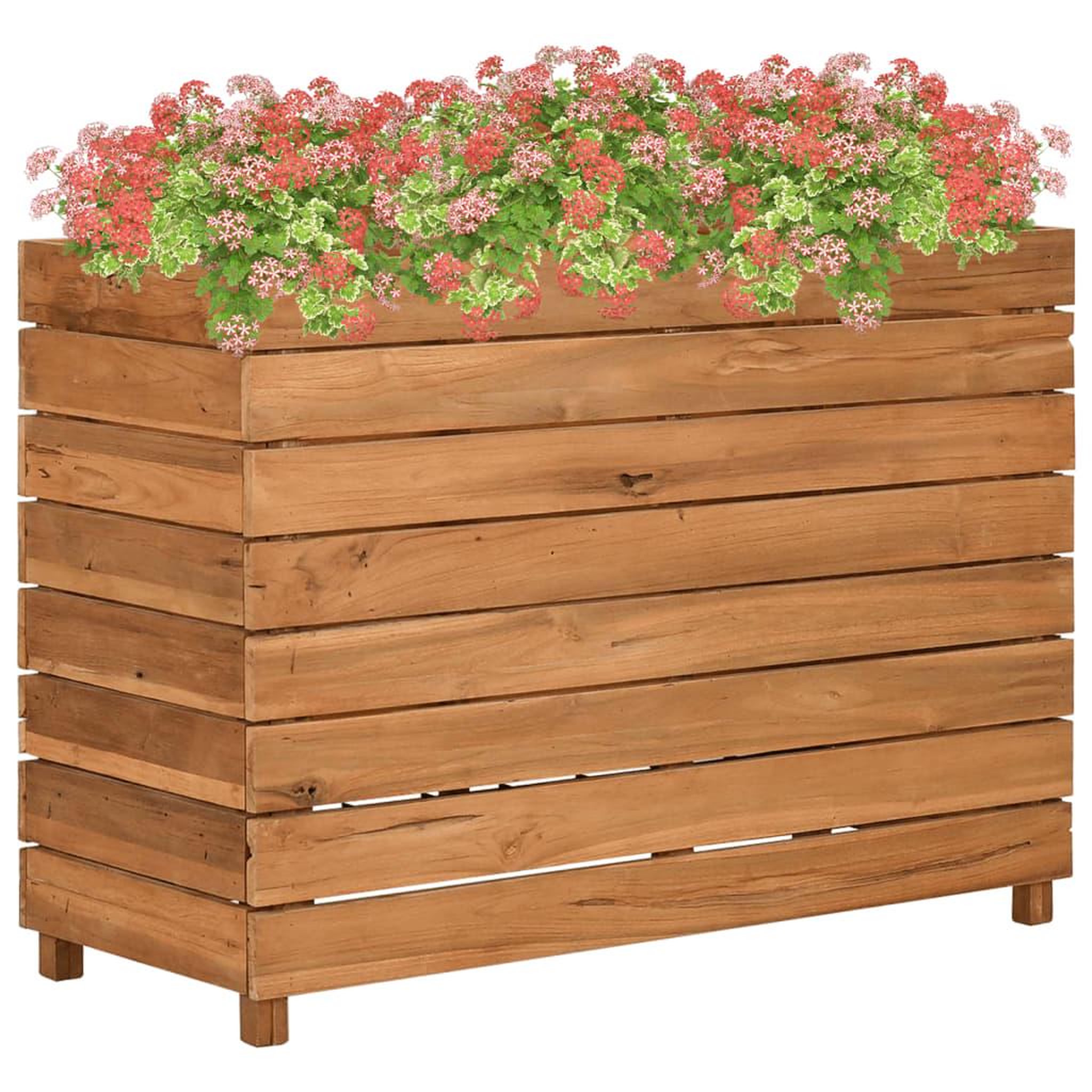 Voir la diapositive 1 : VIDAXL Lit sureleve 100x40x72 cm bois de teck recycle et acier