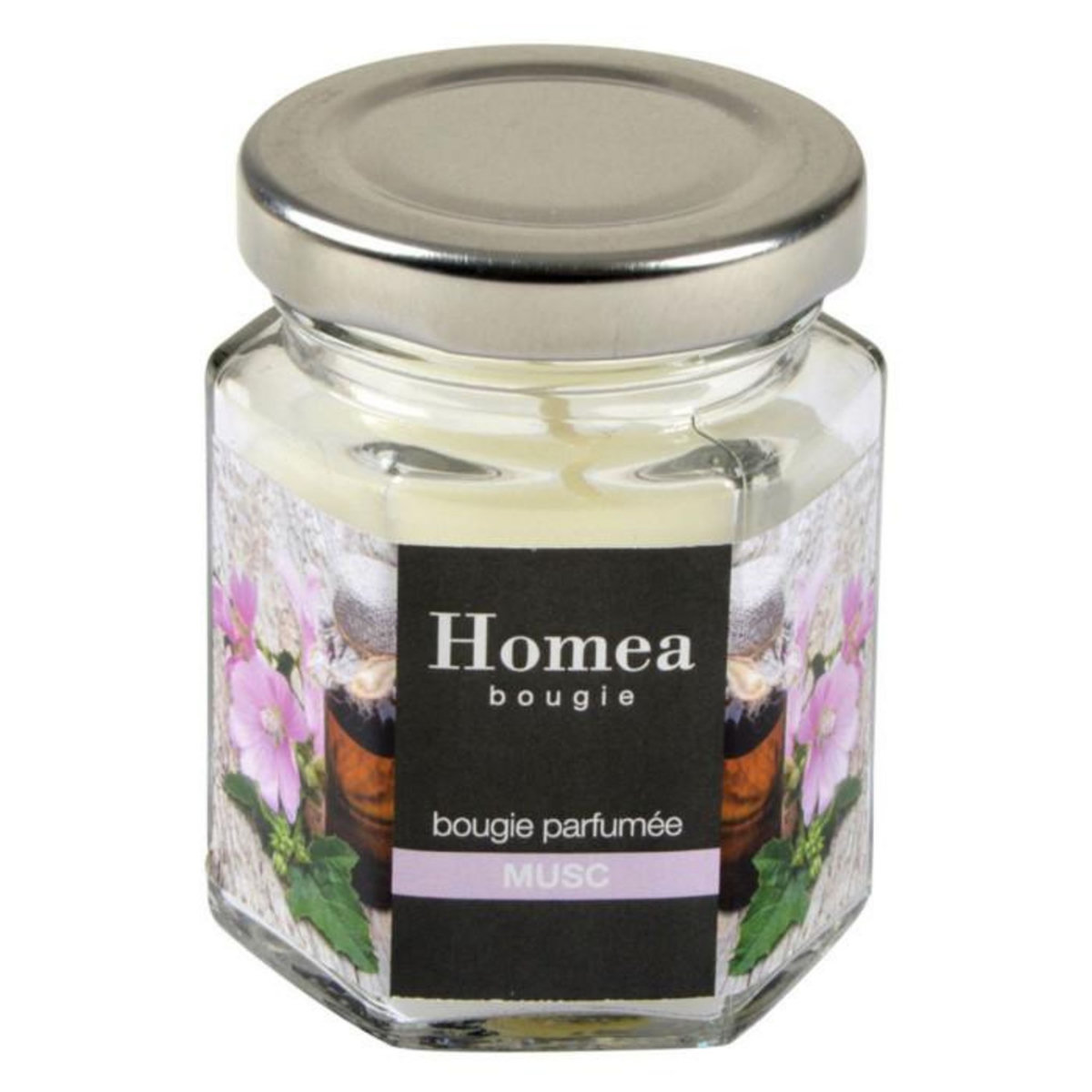 Paris Prix Bougie Verrine Parfumée  Essentiel  7cm Musc