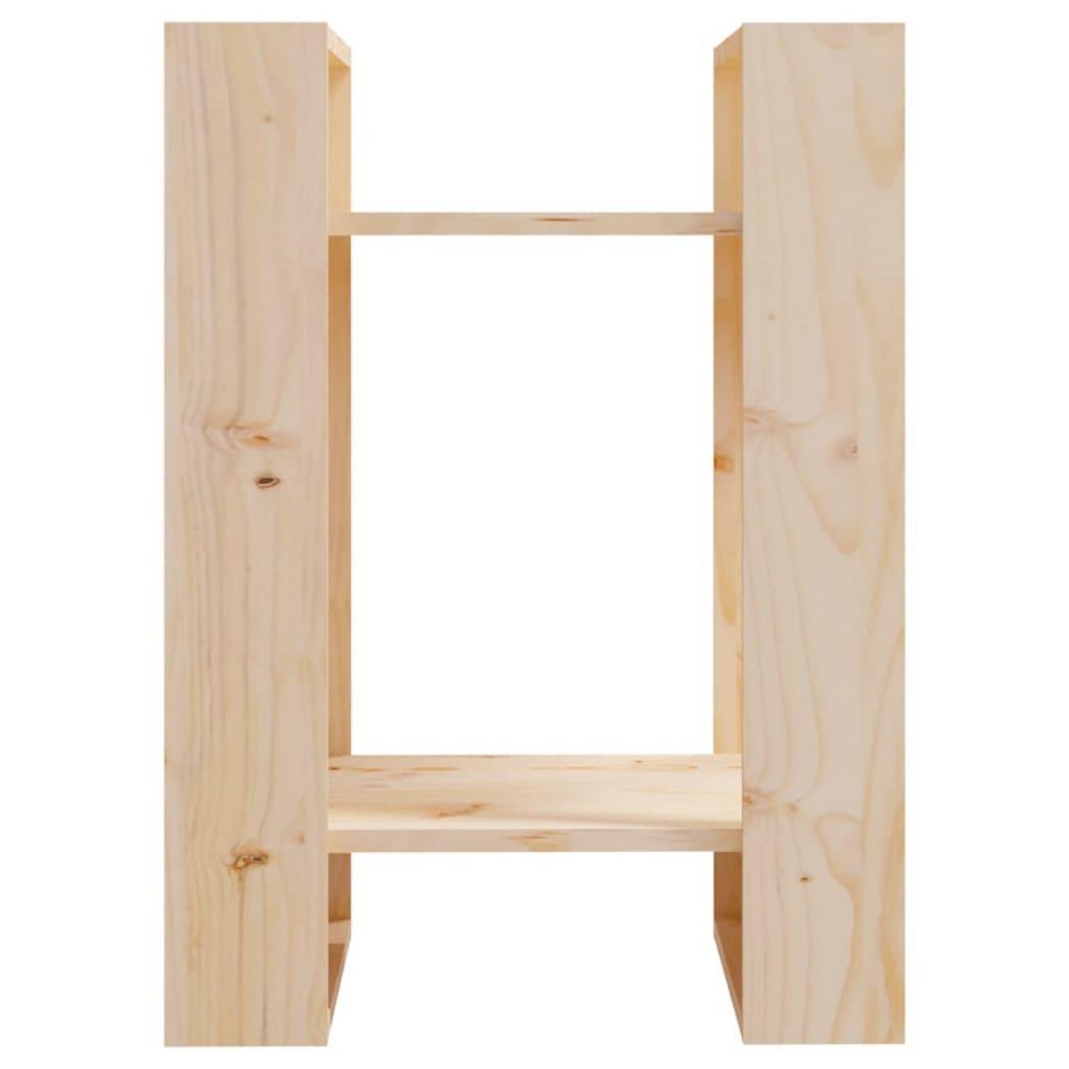 VIDAXL Bibliotheque/Separateur de piece 41x35x57 cm Pin massif