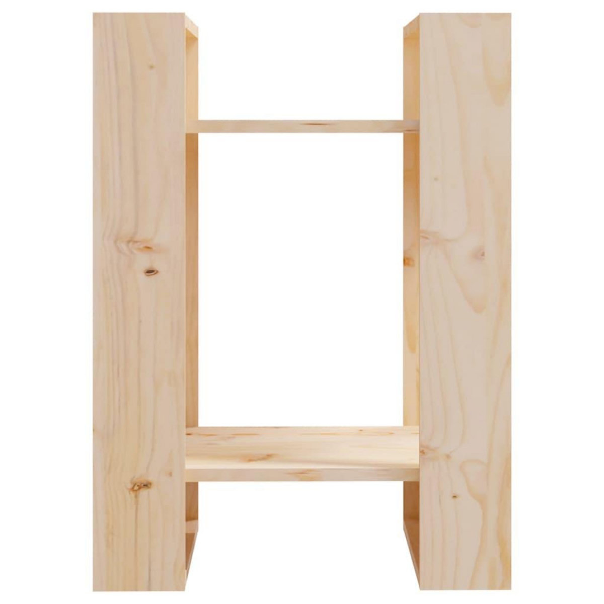 VIDAXL Bibliotheque/Separateur de piece 41x35x57 cm Pin massif