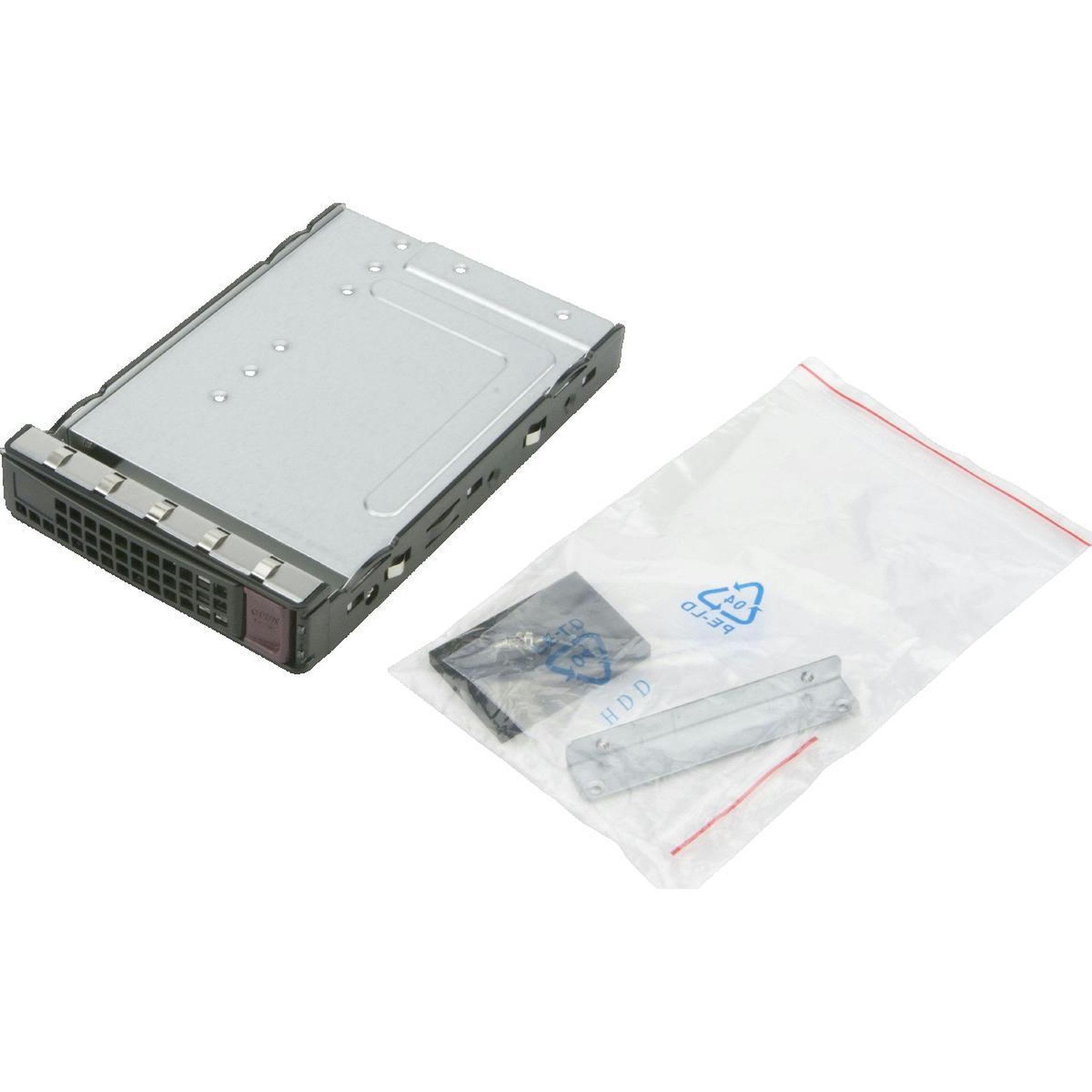 Voir la diapositive 2 : Supermicro Adaptateur Supermicro MCP-220-93801-0B pour baie disque dur 2,5 à 3,5 pouces