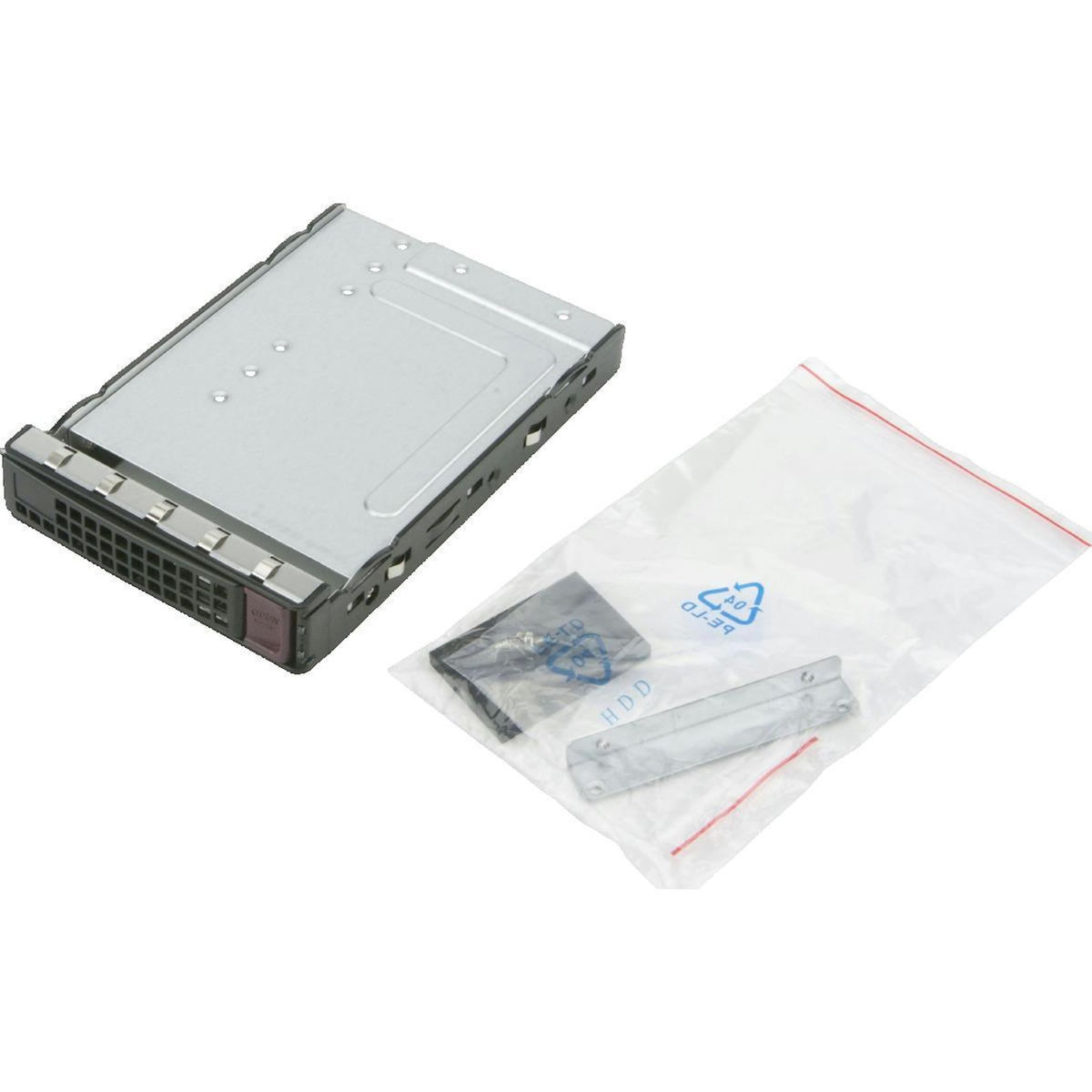 Supermicro Adaptateur Supermicro MCP-220-93801-0B pour baie disque dur 2,5 à 3,5 pouces