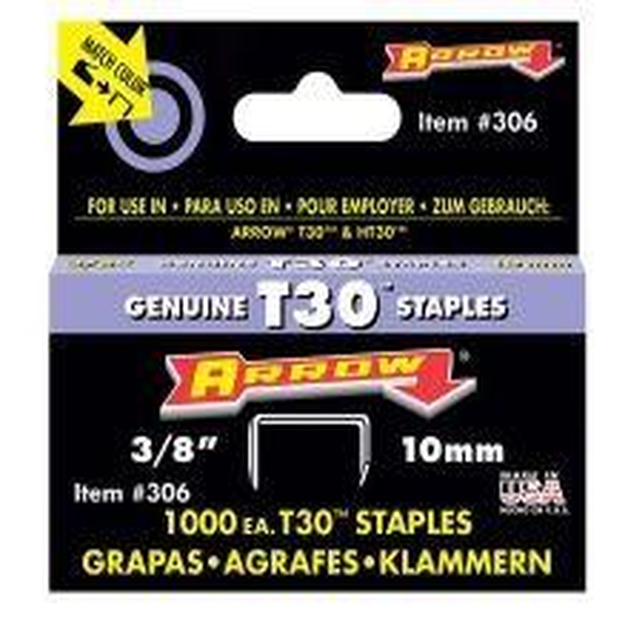 Arrow Agrafes T30 - 8 mm