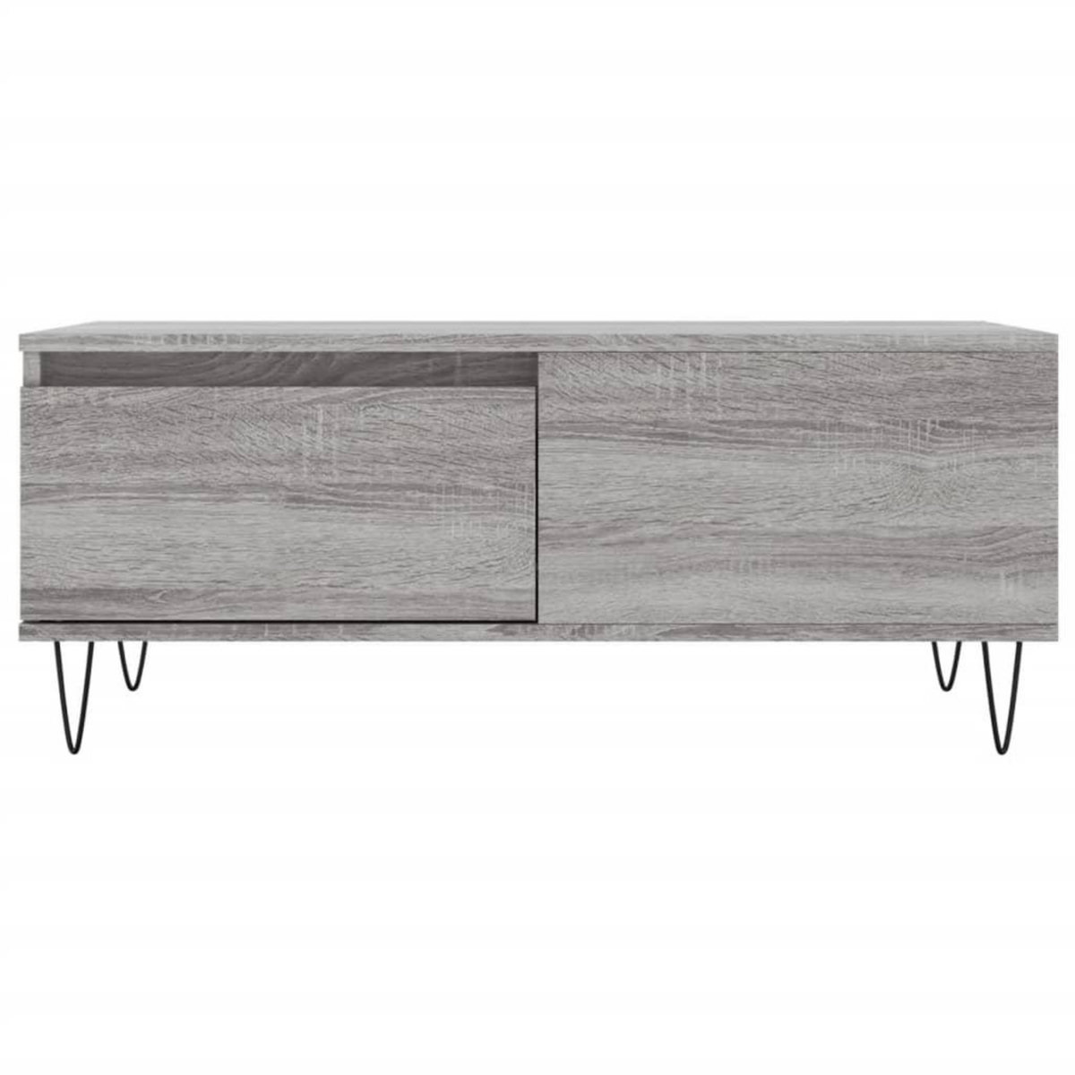 VIDAXL Table basse Sonoma gris 90x50x36,5 cm Bois d'ingenierie
