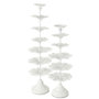 Voir la diapositive 3 : Paris Prix Photophore Design en Métal  Arbre  79cm Blanc