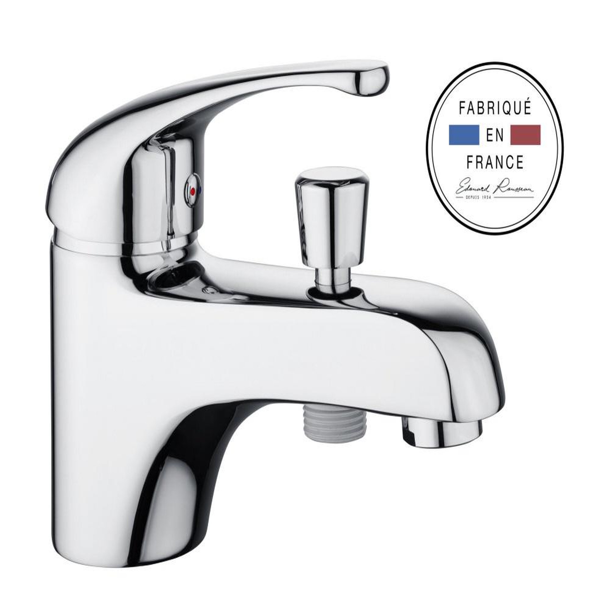 CENTRALE BRICO Mitigeur monotrou de baignoire chrome, EDOUARD ROUSSEAU Fira