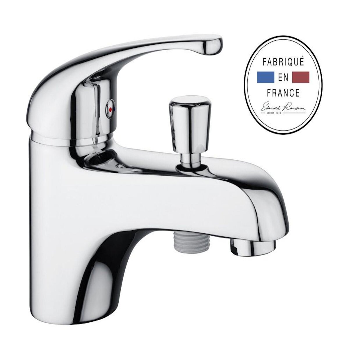 CENTRALE BRICO Mitigeur monotrou de baignoire chrome, EDOUARD ROUSSEAU Fira