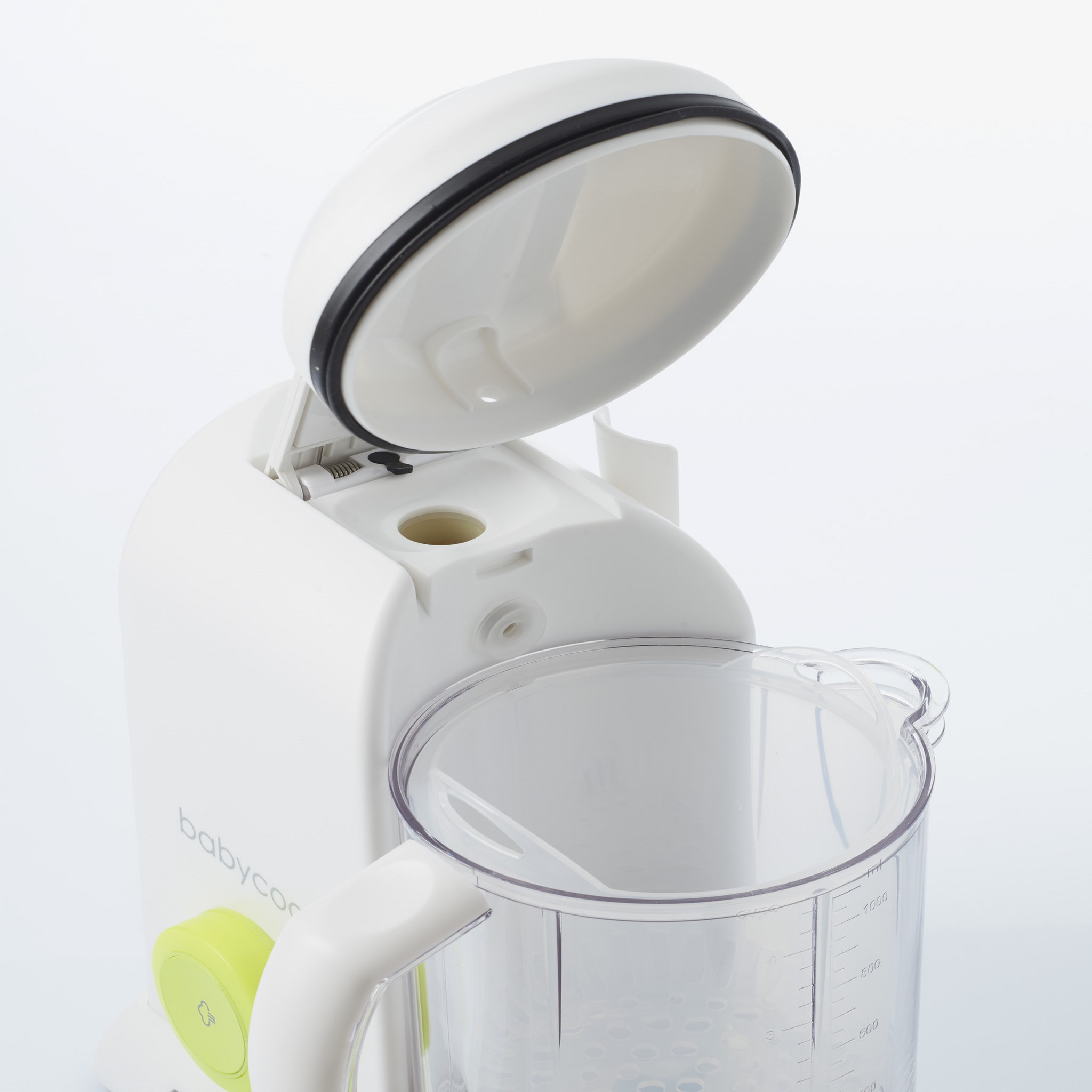 Voir la diapositive 5 : BEABA Cuiseur vapeur - mixeur pour bébé BabyCook® néon