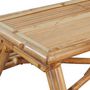 Voir la diapositive 3 : VIDAXL Table de pique-nique 115x115x81 cm Bambou