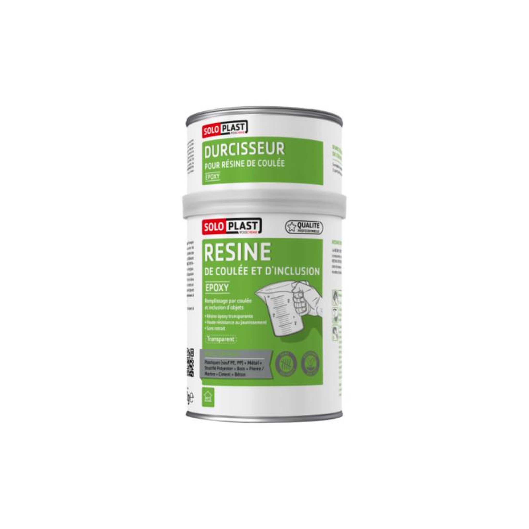 Soloplast Résine de coulée et d'inclusion époxy soloplast - 500 + 250g