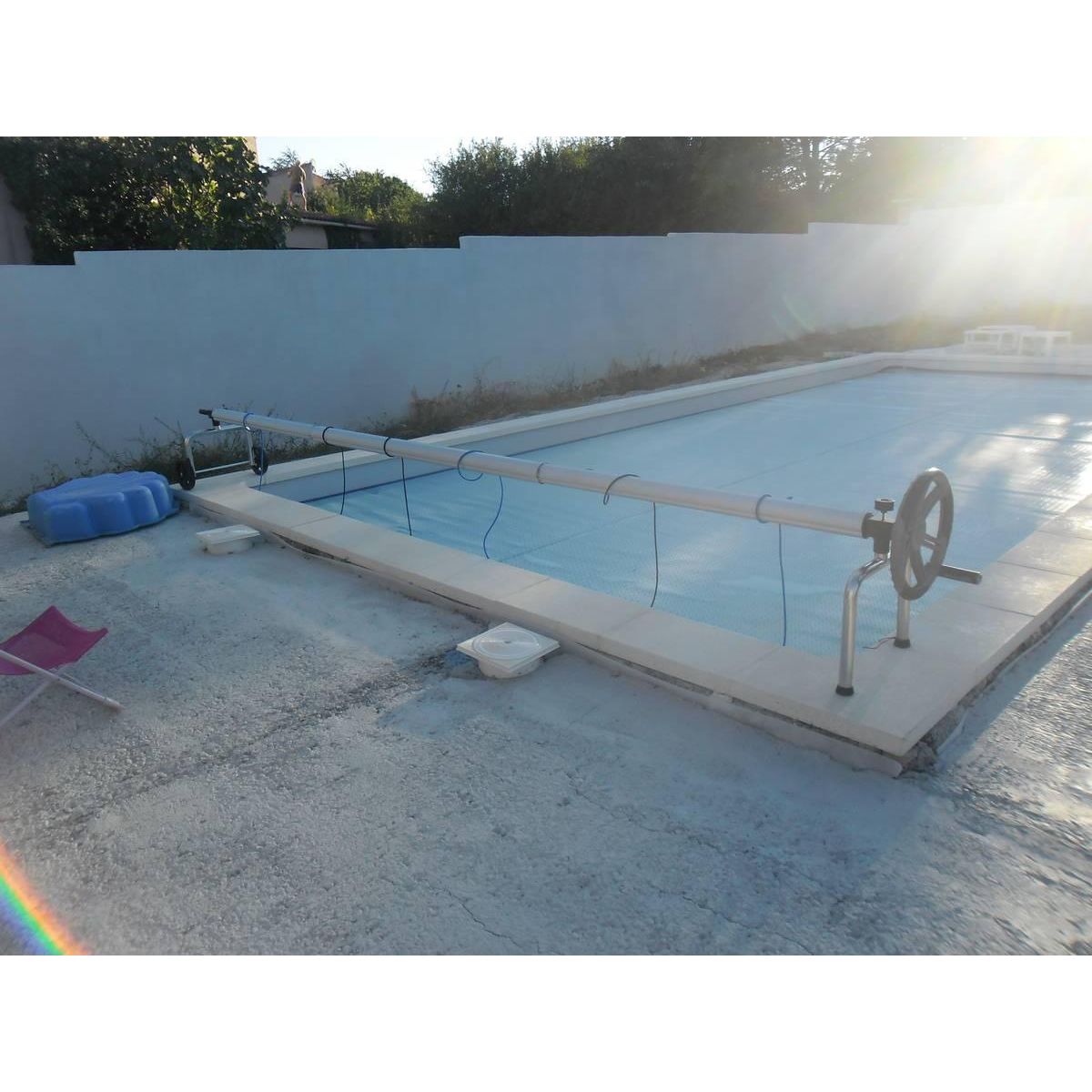 Habitat et Jardin Enrouleur télescopique pour bâche à bulles  Eco Roll  - 4 m