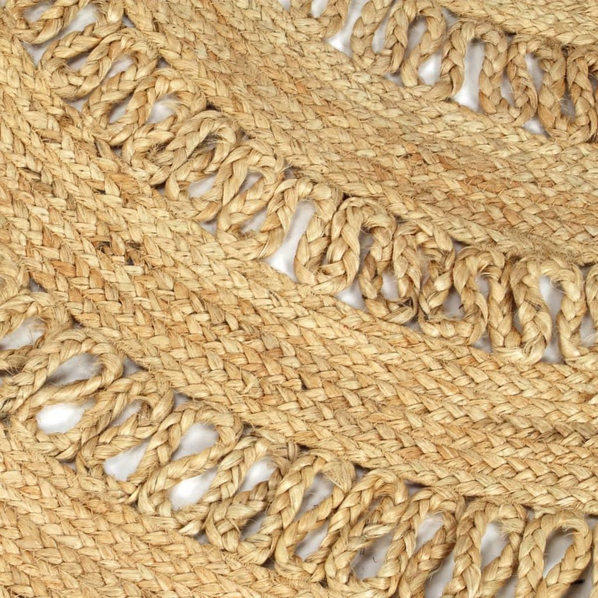 VIDAXL Tapis fait a la main Jute tressee 150 cm