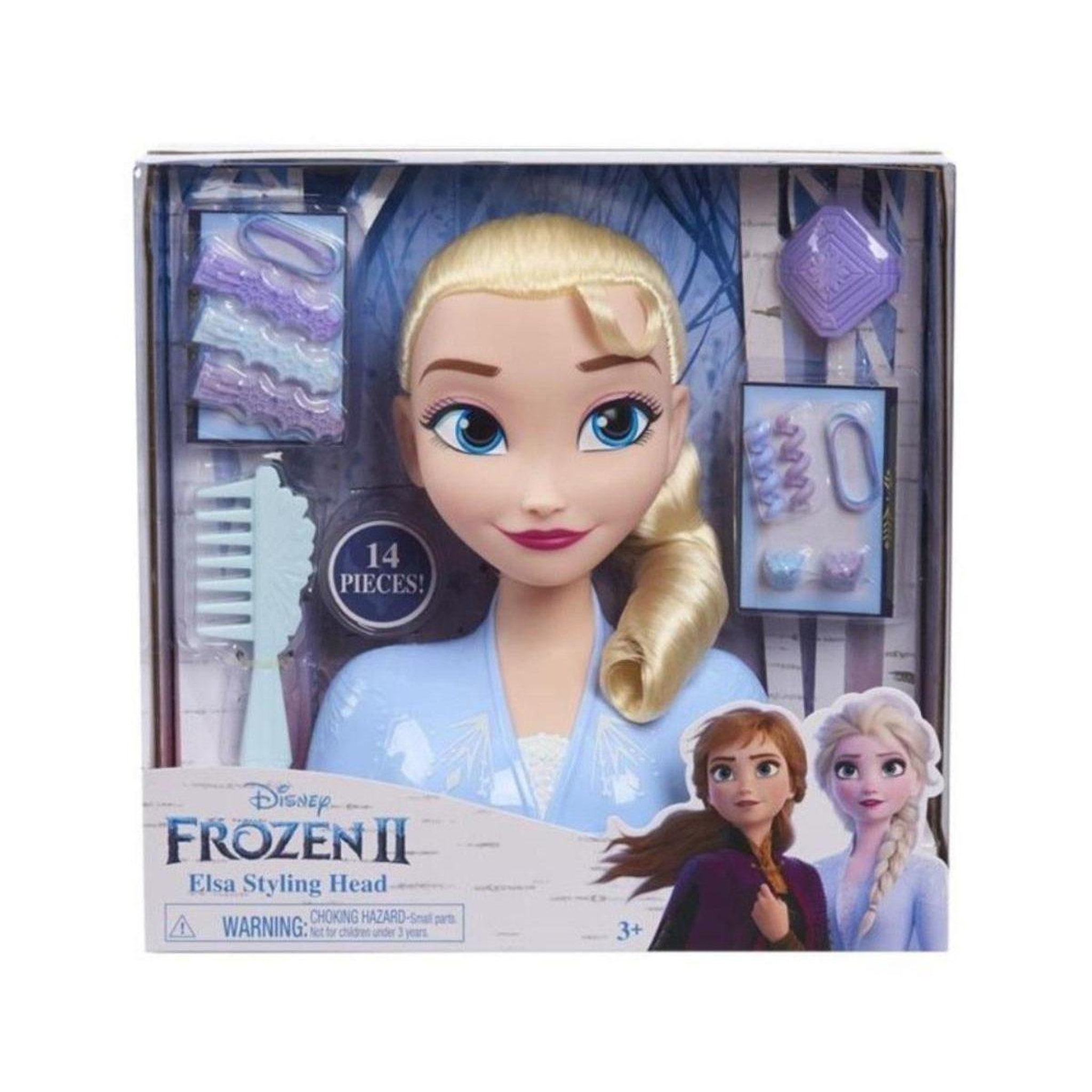 JUST PLAY Tête à coiffer  32806 La Reine des Neiges - Elsa